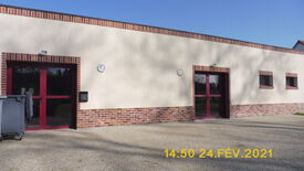 façade arrière de la salle communale de Sailly-au-Bois