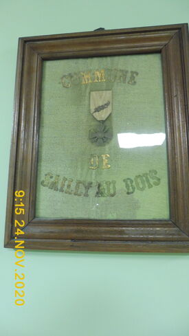 la croix de guerre de Sailly-au-Bois