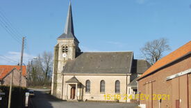 église de Sailly-au-Bois actuellement